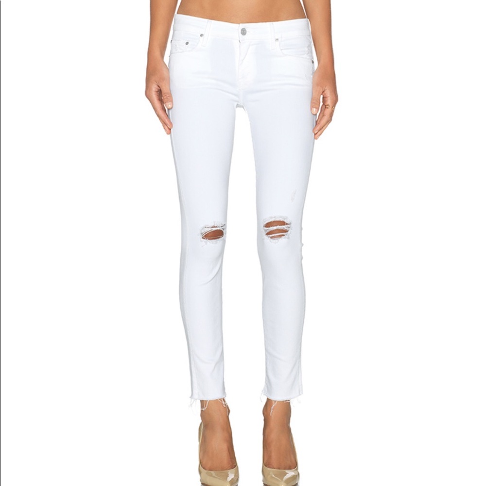 Looker Ankle Fray Jeans Little Miss Innocent Wash